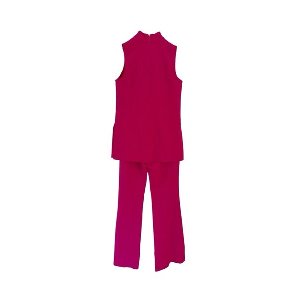 NWT Trina Turk Hot Pink 2 Piece Pantsuit